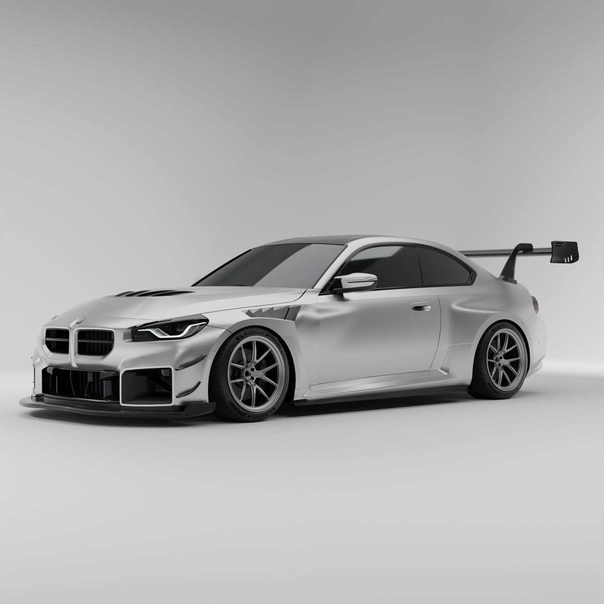 BMW M2 G87 Carbon Fiber Splitter & Air Dam - Revozport