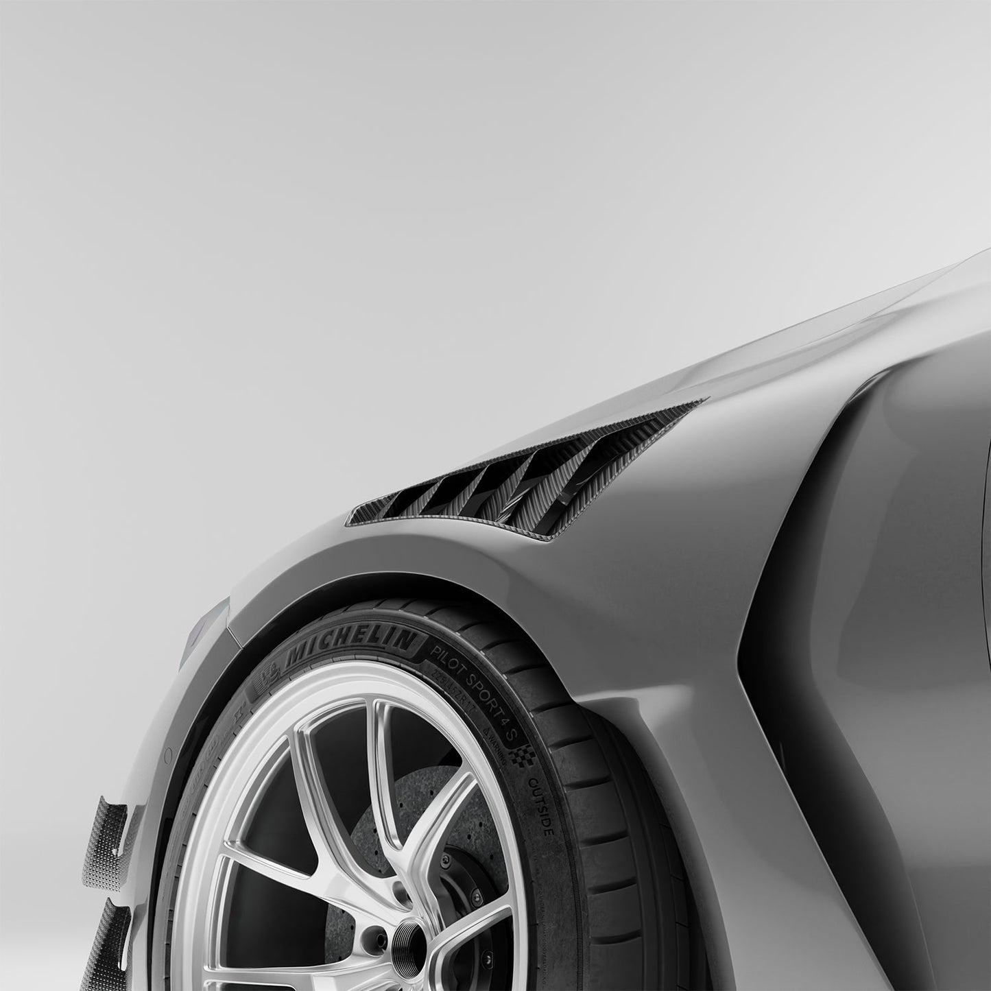 BMW M3 G80 Carbon Fiber Front Fenders - Revozport