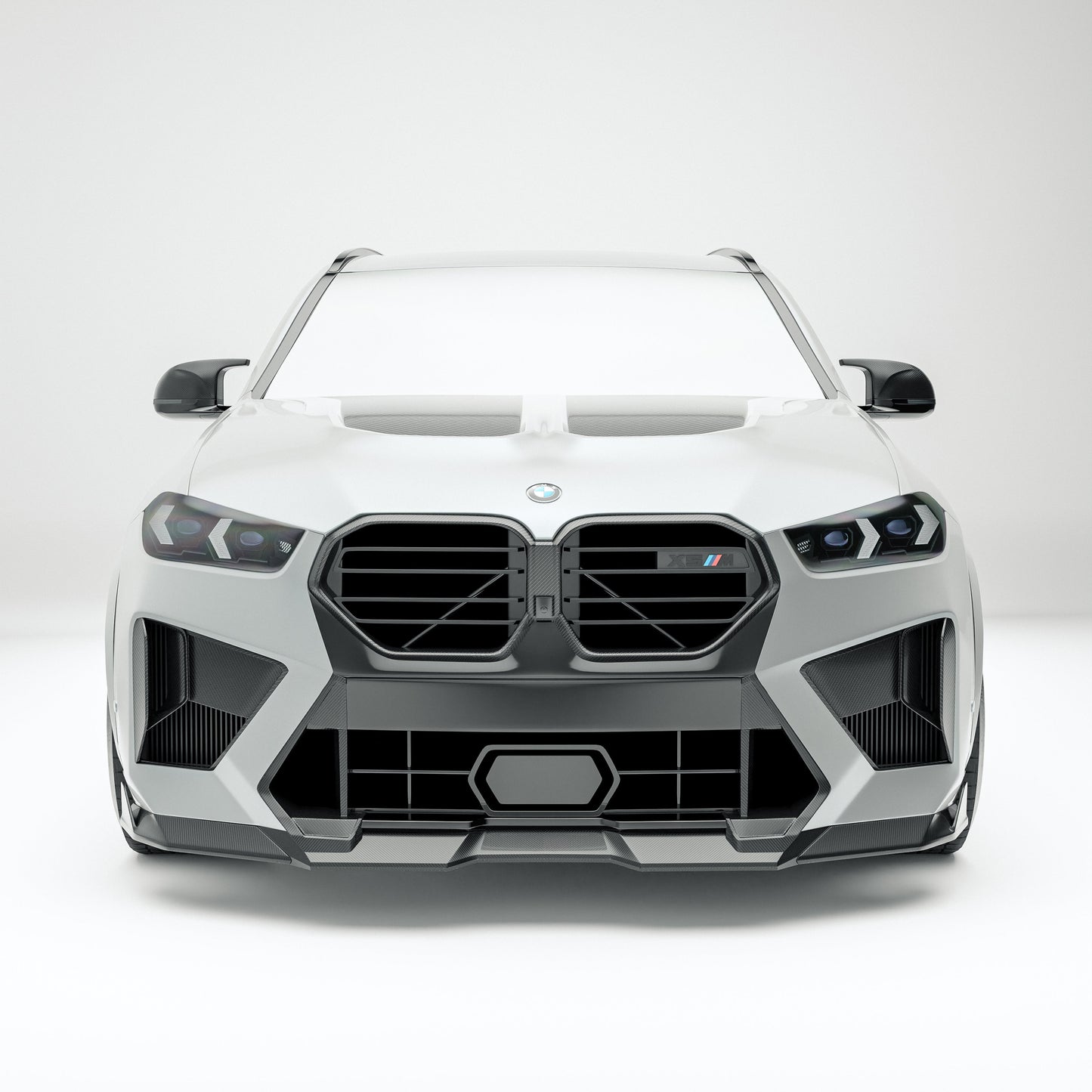 BMW X5M F95 LCI Carbon Fiber Front Vents - Revozport