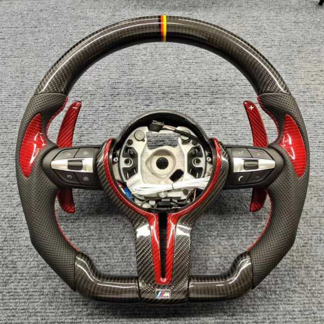 BYO F Chassis Carbon Fiber Steering Wheel