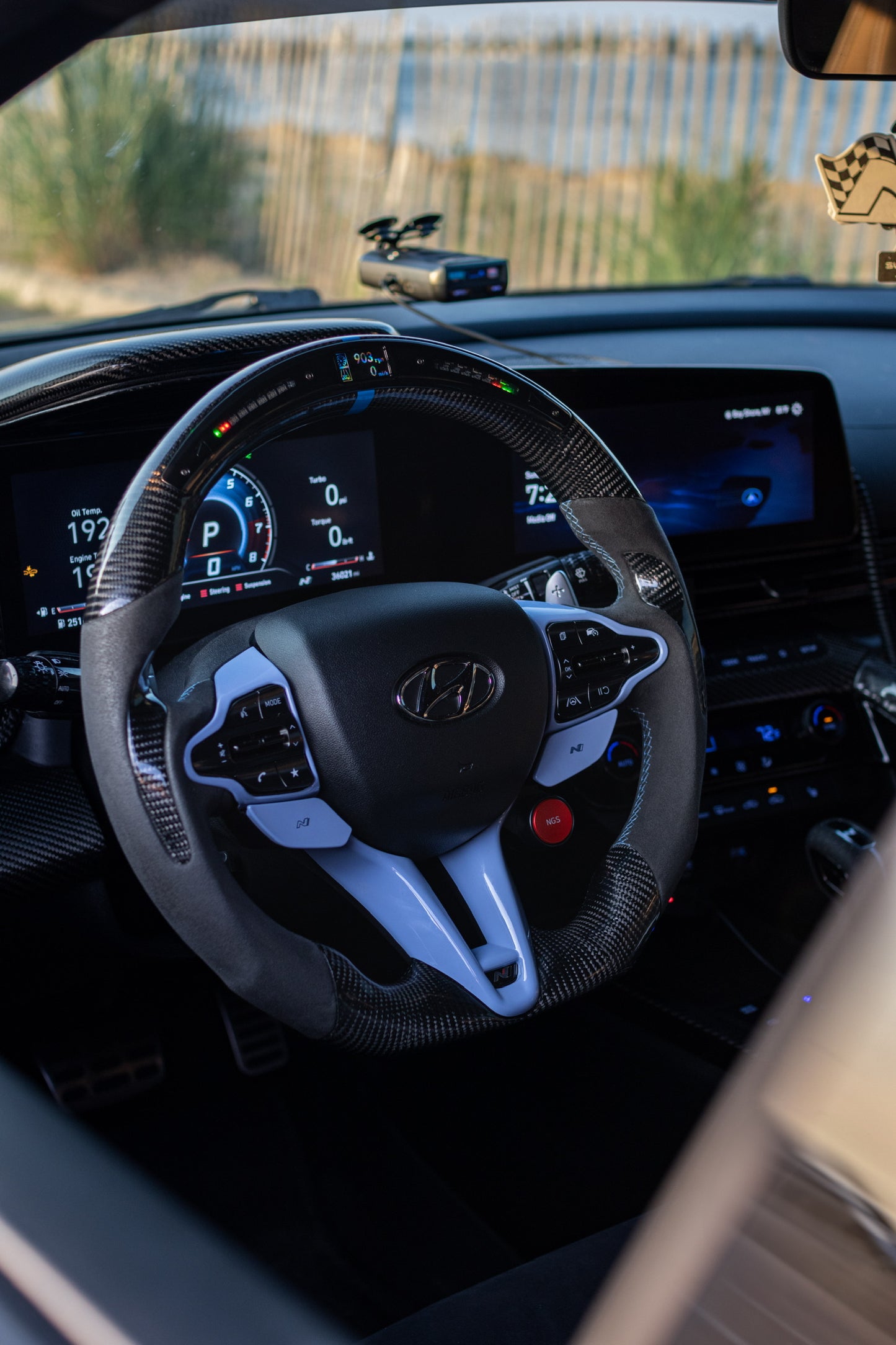 Elantra N/Veloster N/Kona N Custom Carbon Fiber Steering Wheel