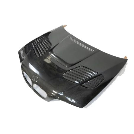 E46 M3 GTR Style Carbon Hood