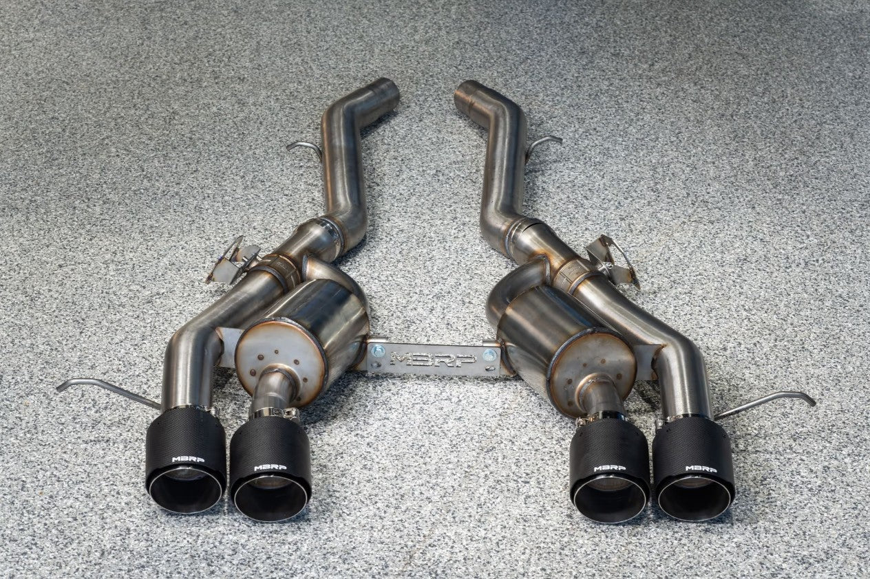 MBRP 2021+ BMW G8X M3/M4 3in Axle Back Dual Rear Exit - S45033CF
