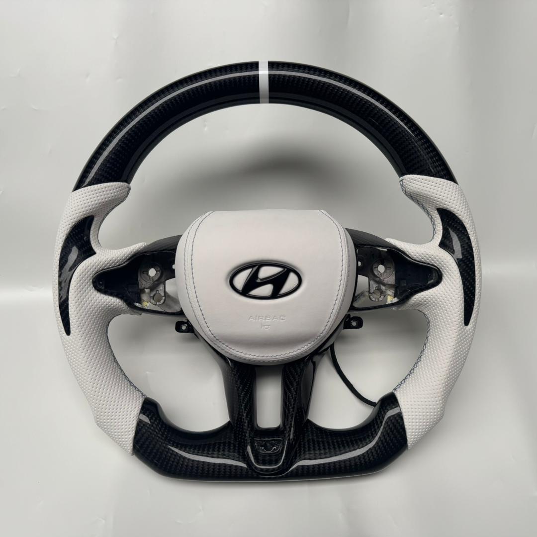 Elantra N Custom Carbon Fiber Steering Wheel