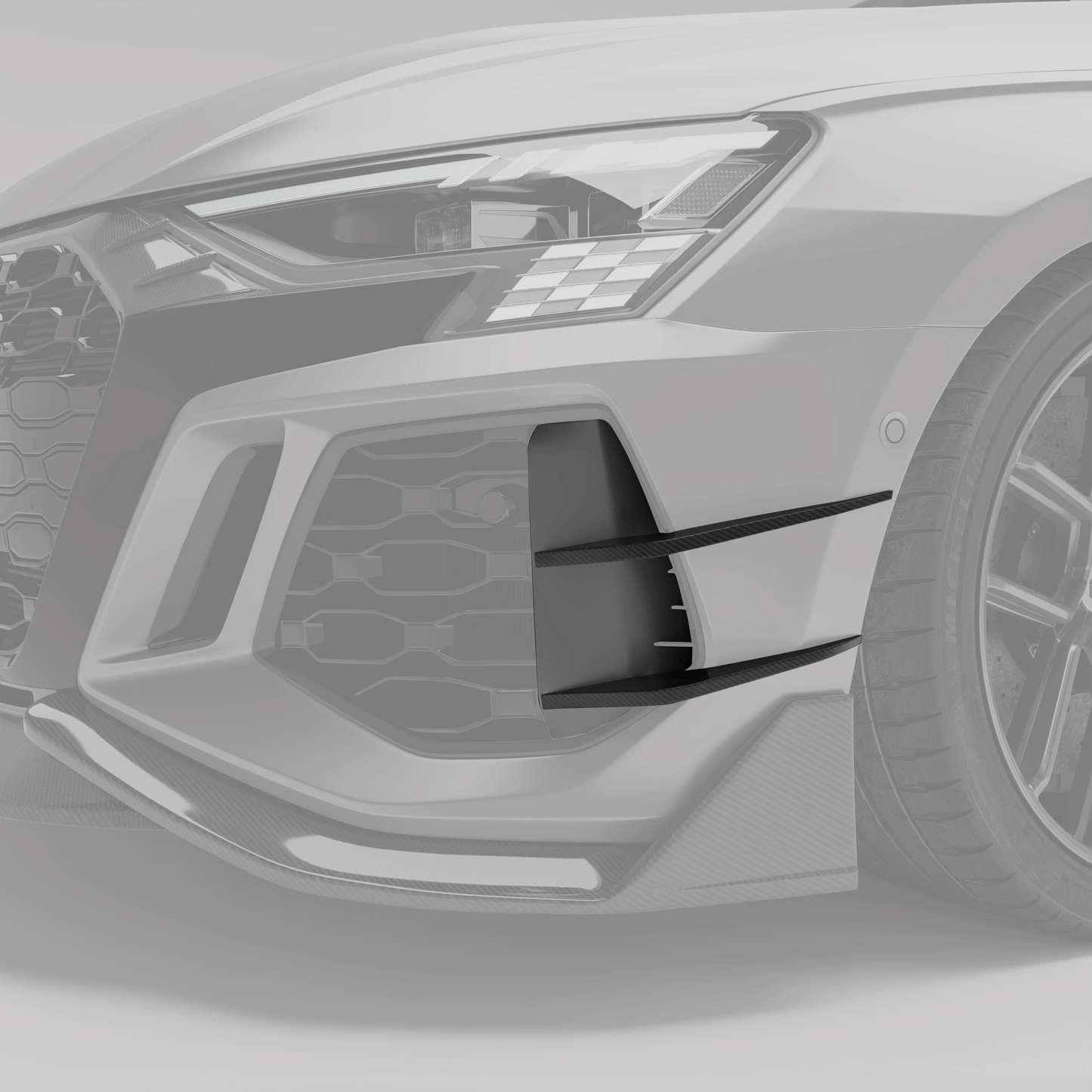 Audi RS3 8Y Limousine Carbon Fiber Canards