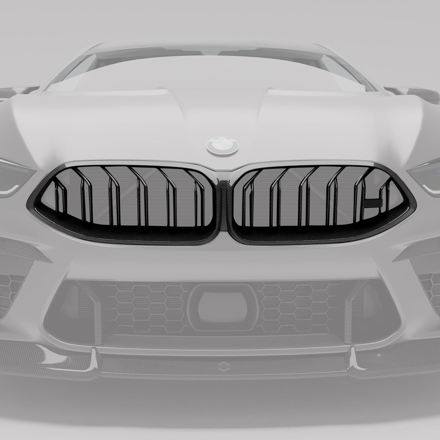 BMW M8 F91 F92 F93 Carbon Fiber Front Grille