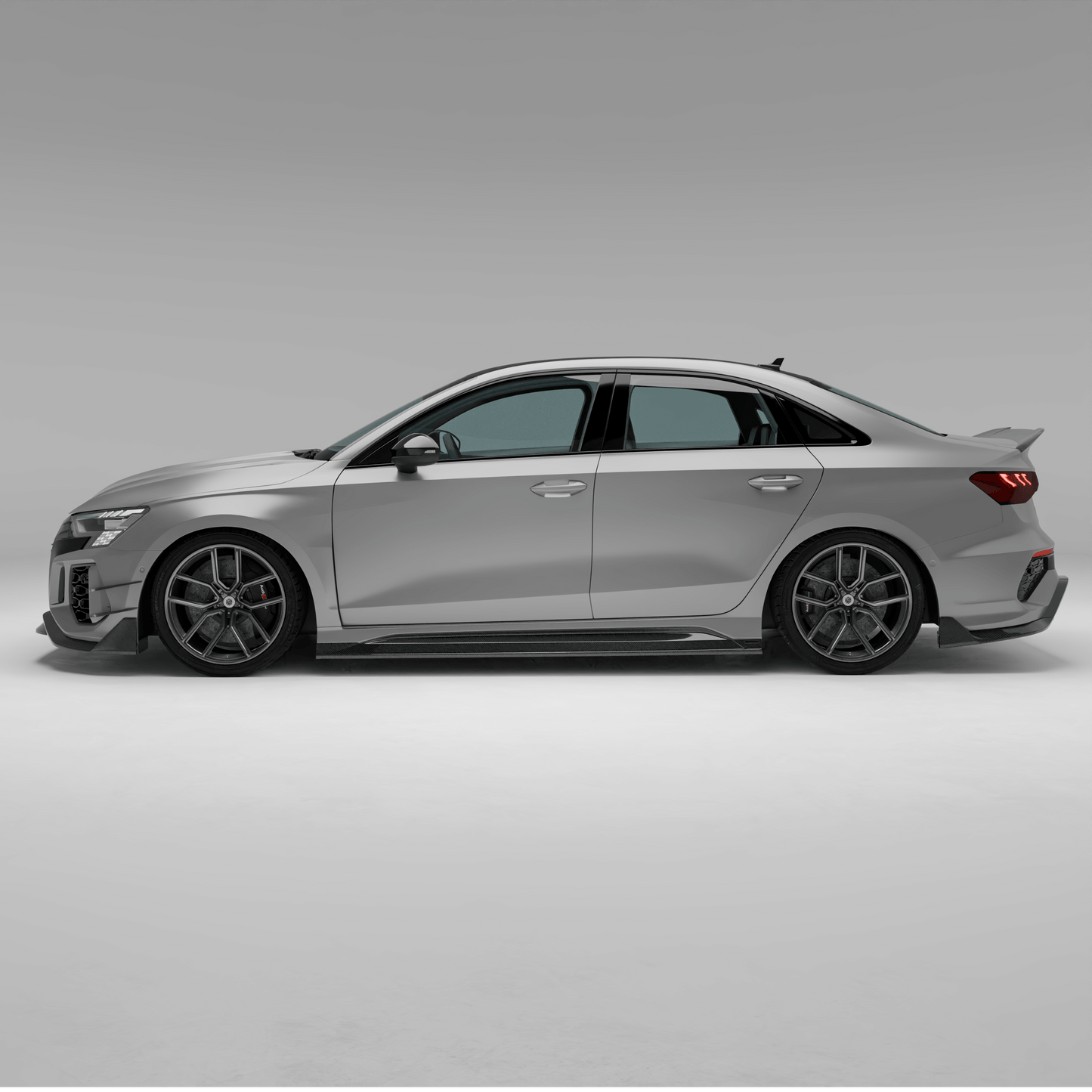 Audi RS3 8Y Limousine Carbon Fiber Side Skirts