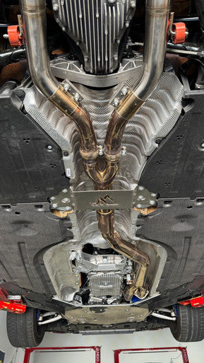 MAD BMW G87 M2 S58 Resonated Single Midpipe (Brace Included)