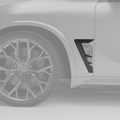 BMW X5M F95 PRE LCI Carbon Fiber Side Fender Vents