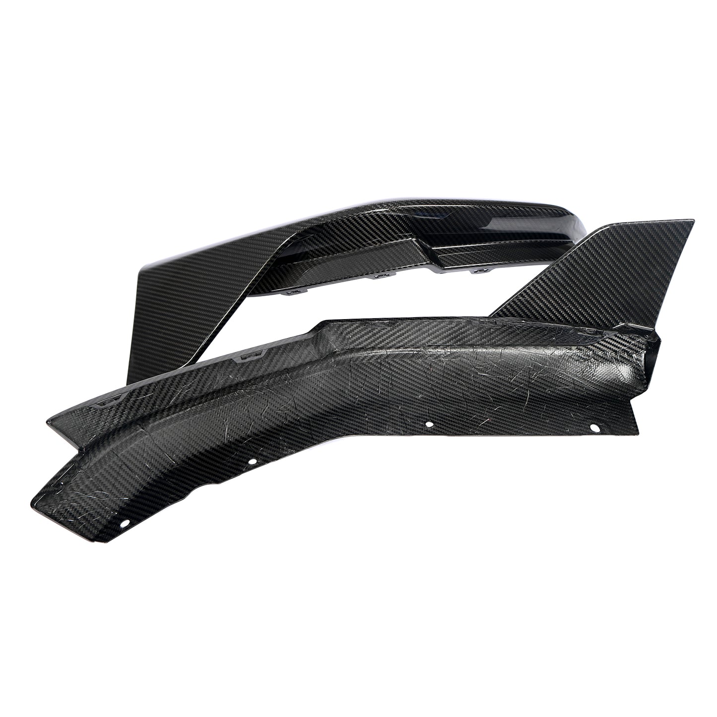 G8X MP Style Carbon Fiber Rear Bumper Corners