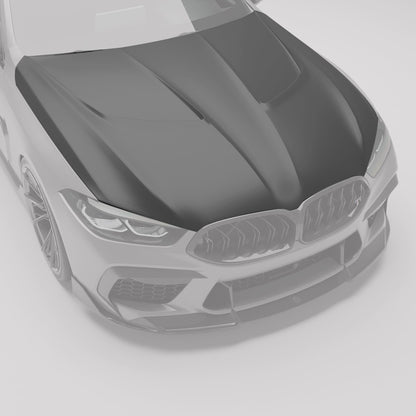 BMW M8 F91 F92 F93 Carbon Fiber Hood