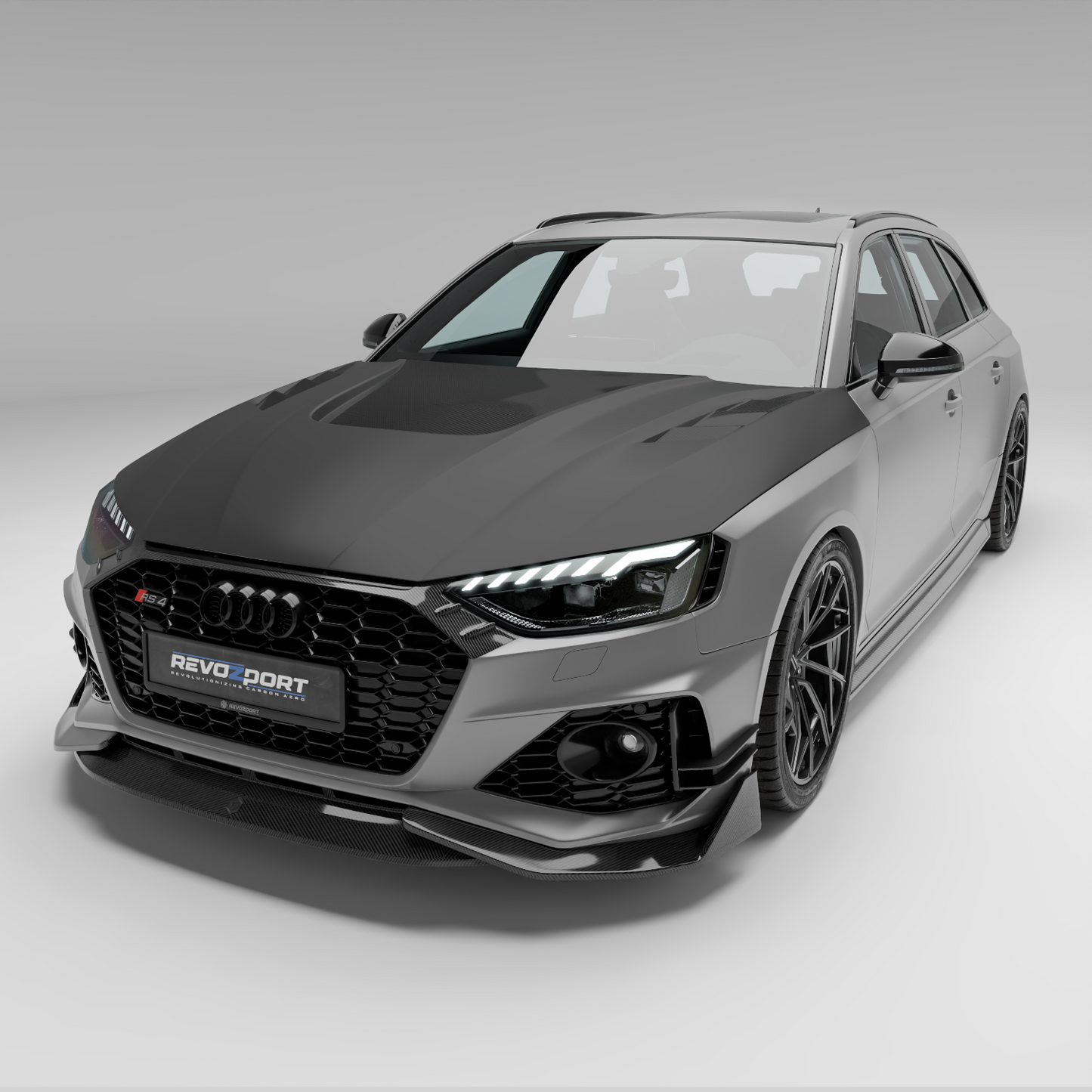 Audi RS4 B9.5 Facelift Carbon Fiber Hood