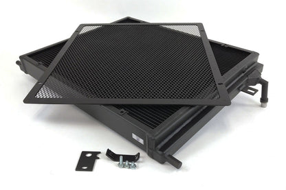 BMW F8X M3 M4 M2C - Front Mount Heat Exchanger w rock guard (Black) by CSF
