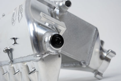 BMW S58 "Level-Up" Charge Air Cooler Manifold - Raw Billet