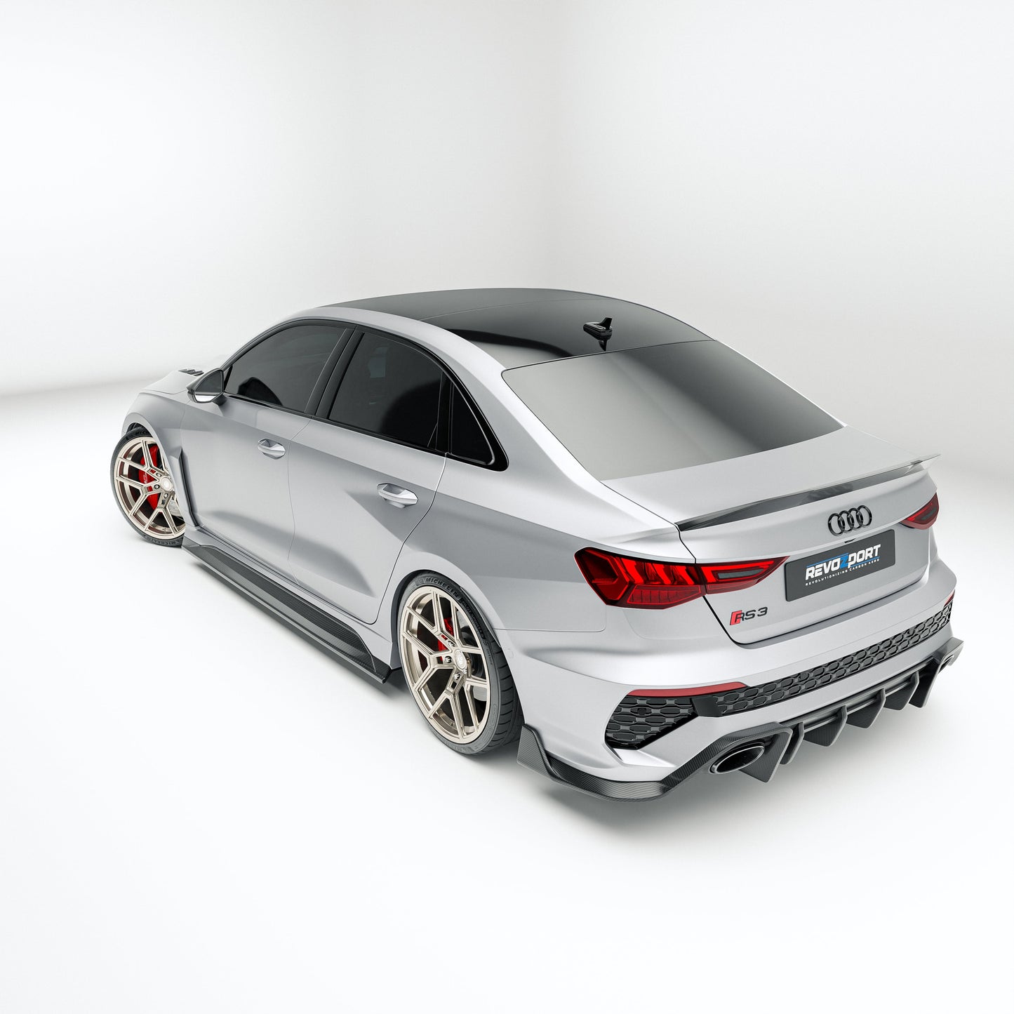 Audi RS3 8Y Limousine Carbon Fiber Bodykit - Revozport