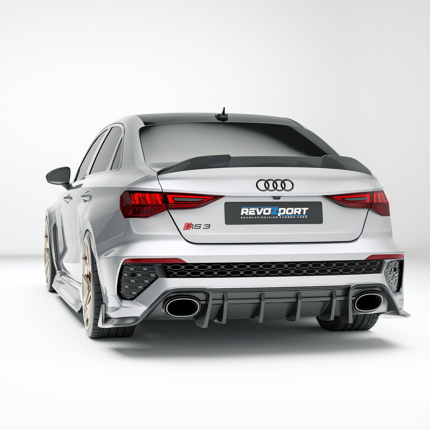 Audi RS3 8Y Limousine Carbon Fiber Bodykit - Revozport