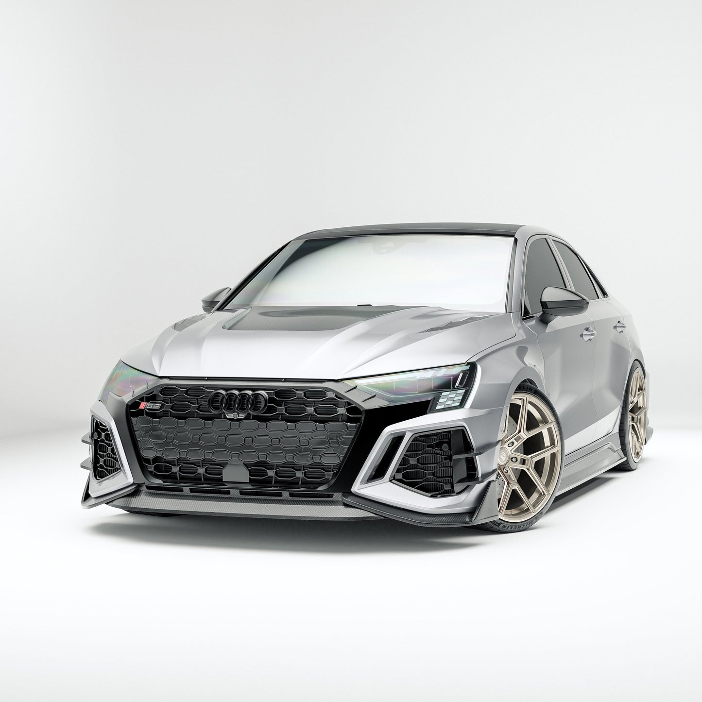 Audi RS3 8Y Limousine Carbon Fiber Bodykit - Revozport