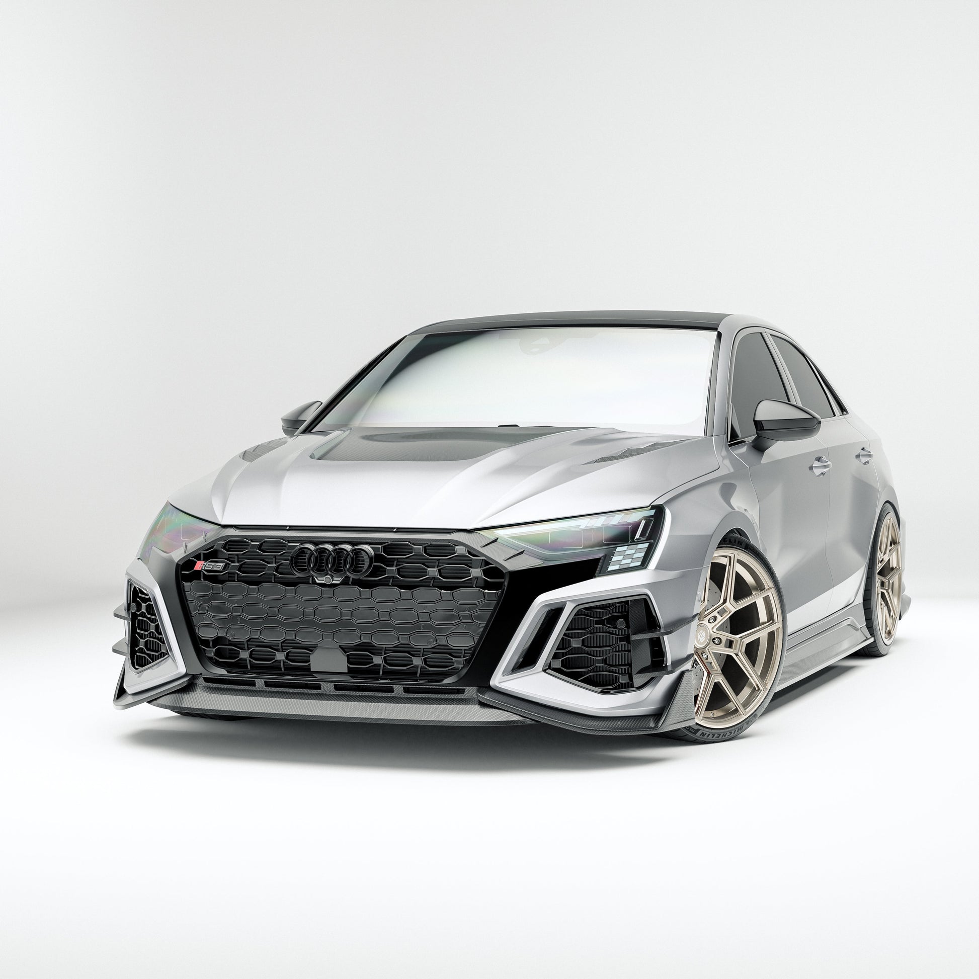 Audi RS3 8Y Limousine Carbon Fiber Bodykit - Revozport