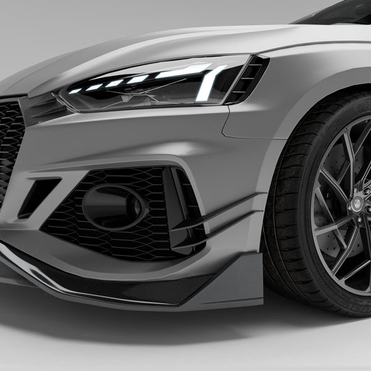 Audi RS5 B9.5 Facelift Sportback Carbon Fiber Canards - Revozport
