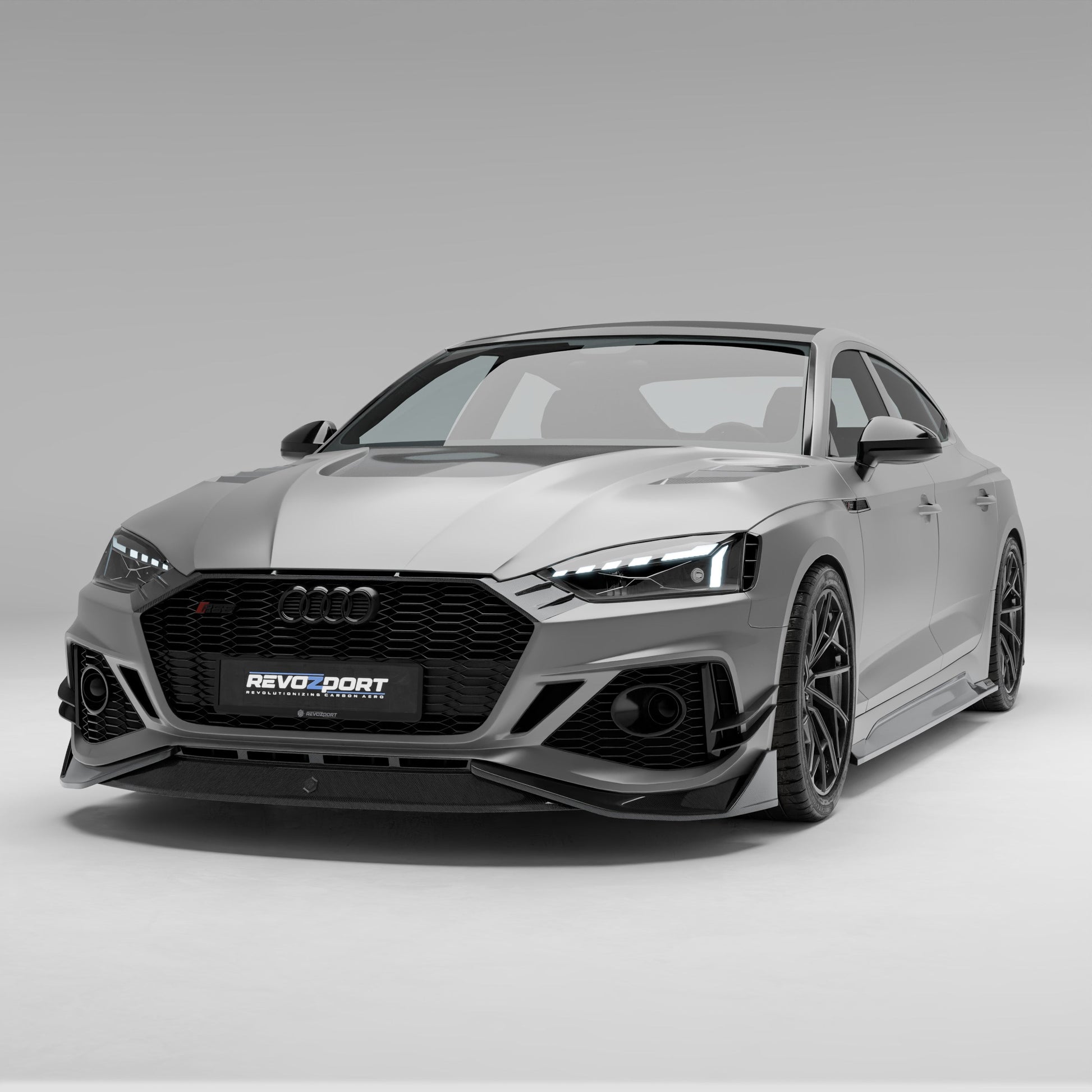Audi RS5 B9.5 Facelift Sportback Carbon Fiber Grill - Revozport
