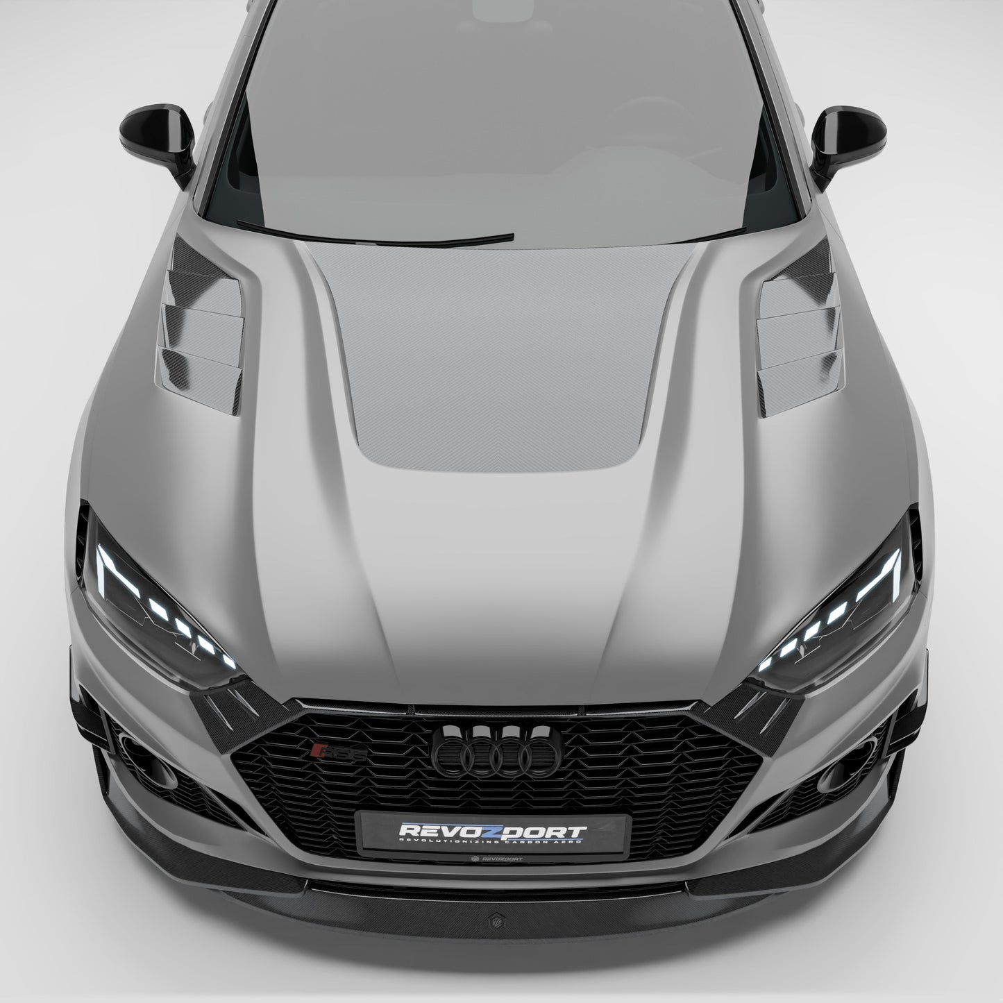 Audi RS5 B9.5 Facelift Sportback Carbon Fiber Hood - Revozport