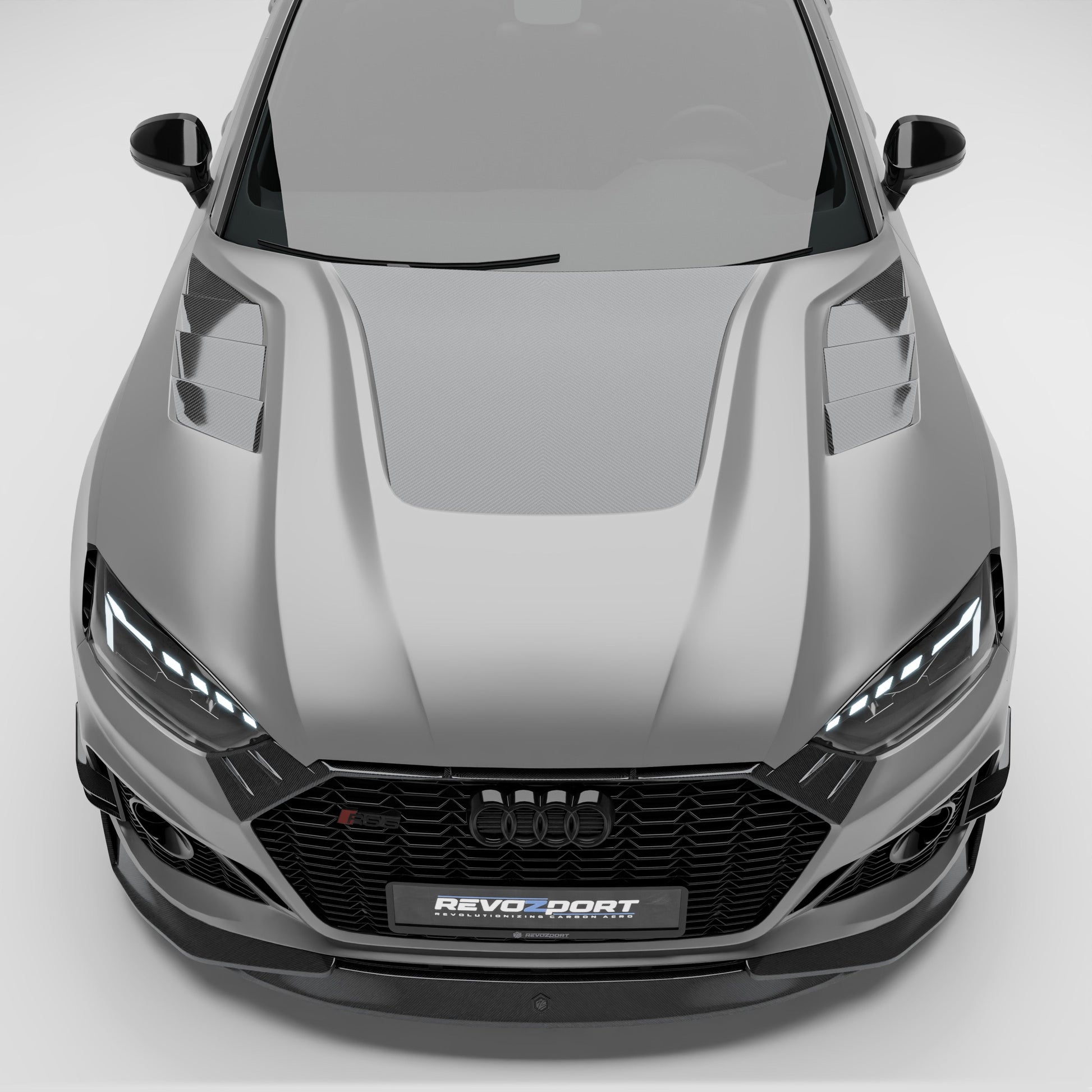 Audi RS5 B9.5 Facelift Sportback Carbon Fiber Hood - Revozport