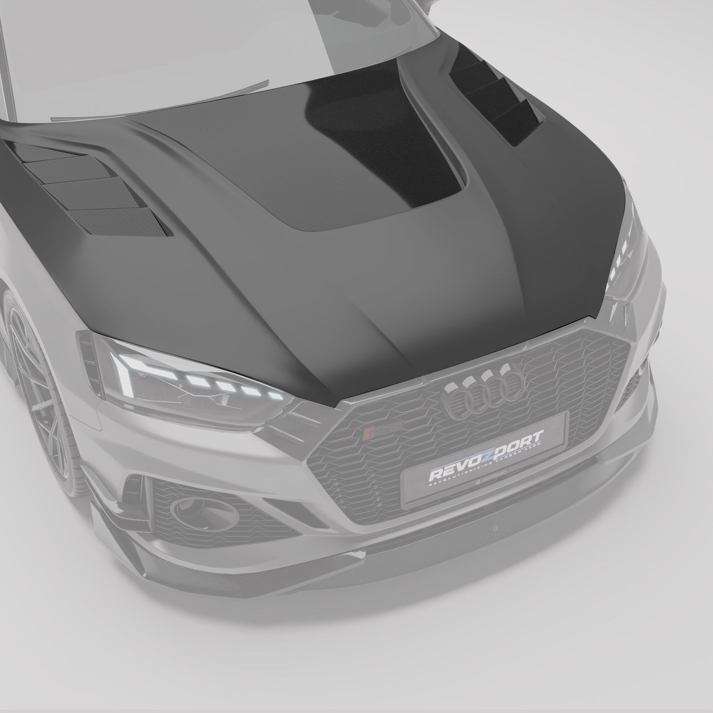 Audi RS5 B9.5 Facelift Sportback Carbon Fiber Hood - Revozport