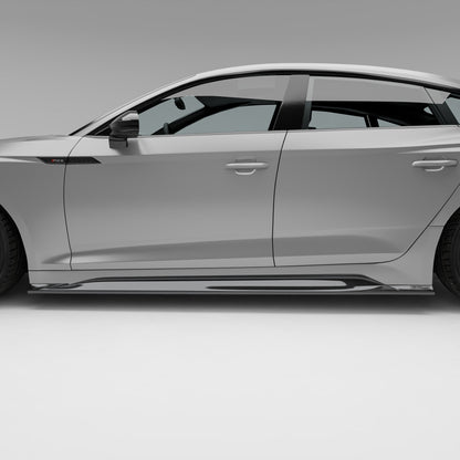 Audi RS5 B9.5 Facelift Sportback Carbon Fiber Side Skirts - Revozport