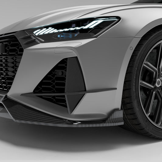 Audi RS6 C8 Carbon Fiber Canards - Revozport