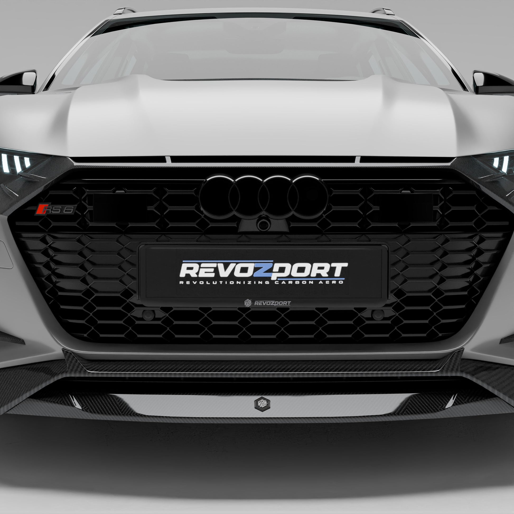Audi RS6 C8 Carbon Fiber Front Grill - Revozport