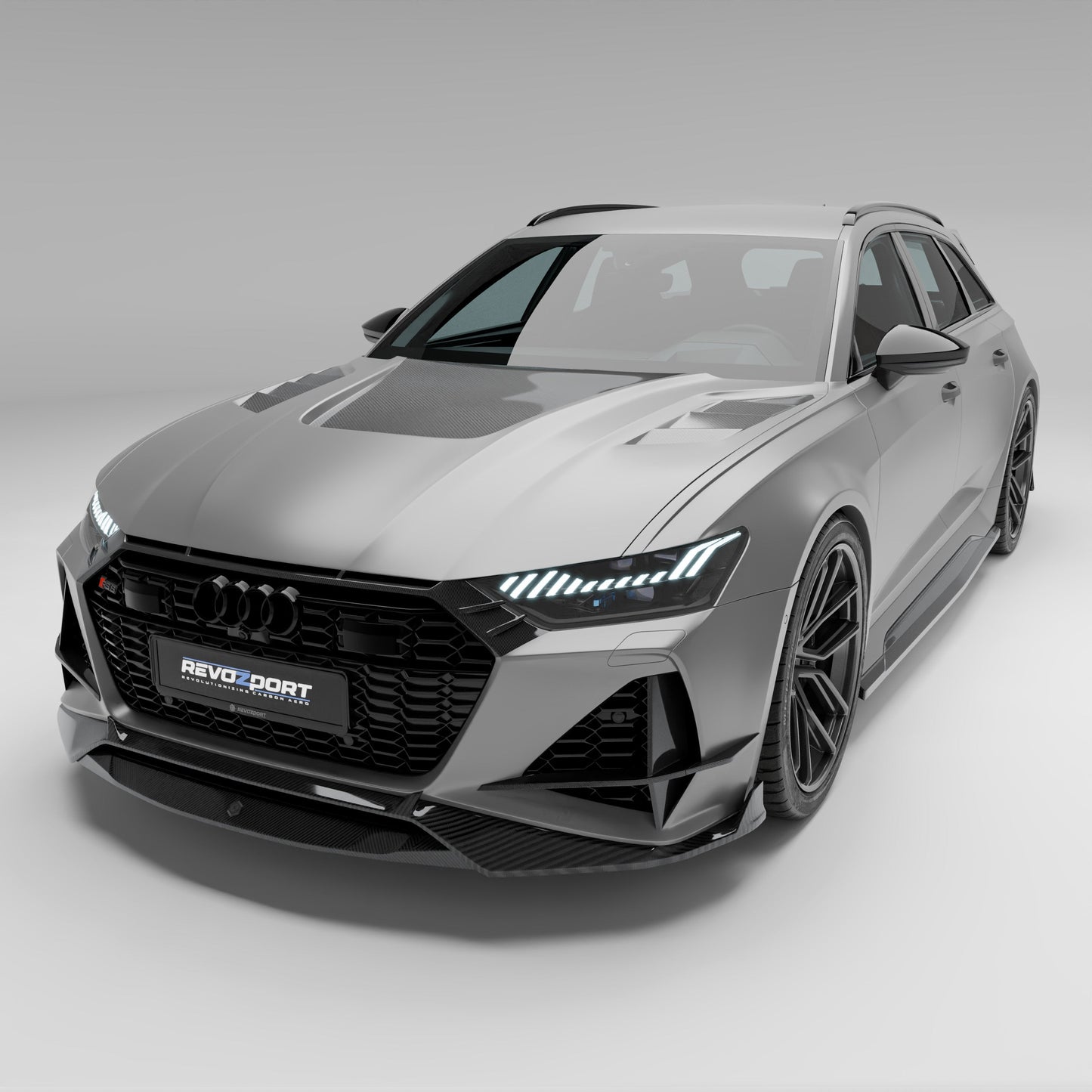 Audi RS6 C8 Carbon Fiber Hood - Revozport