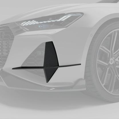 Audi RS7 C8 Carbon Fiber Canards - Revozport