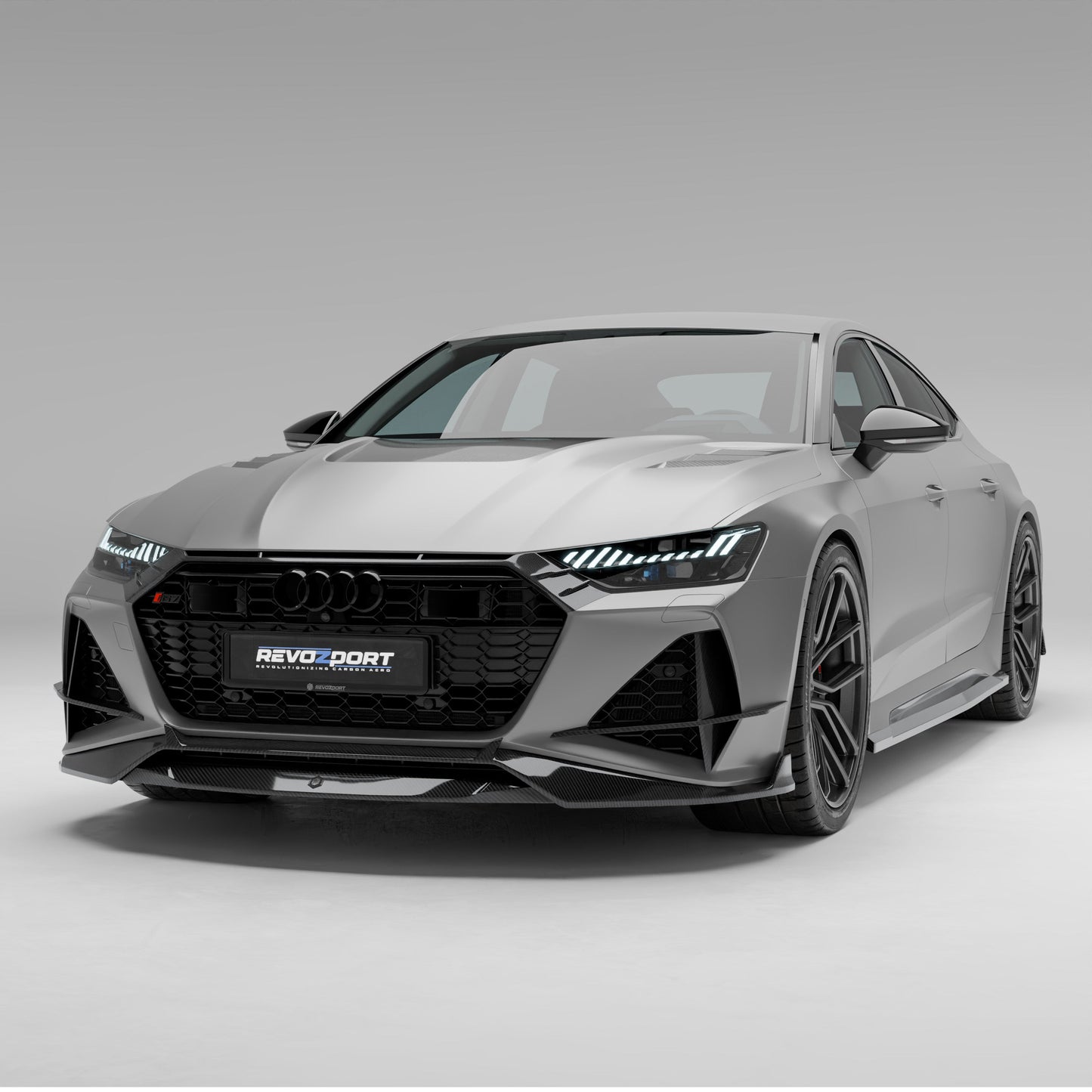 Audi RS7 C8 Carbon Fiber Front Lip - Revozport