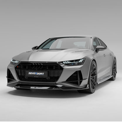 Audi RS7 C8 Carbon Fiber Front Lip - Revozport