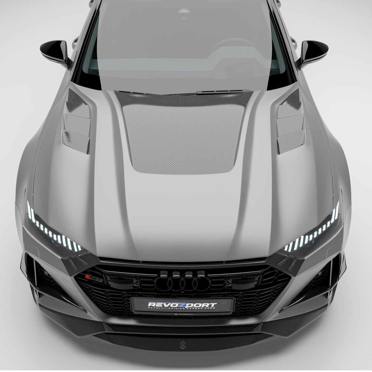 Audi RS7 C8 Carbon Fiber Hood - Revozport