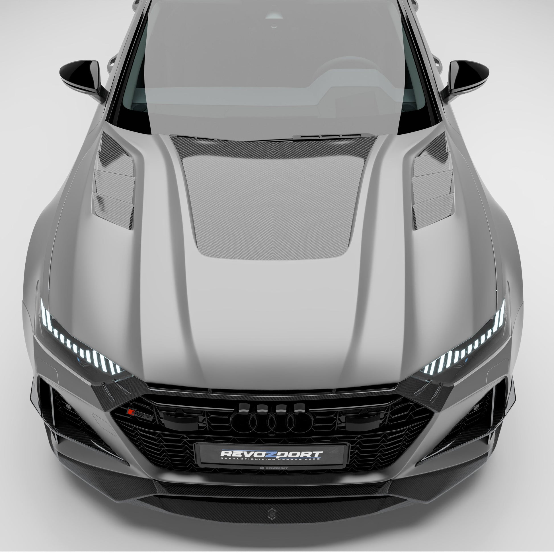 Audi RS7 C8 Carbon Fiber Hood - Revozport