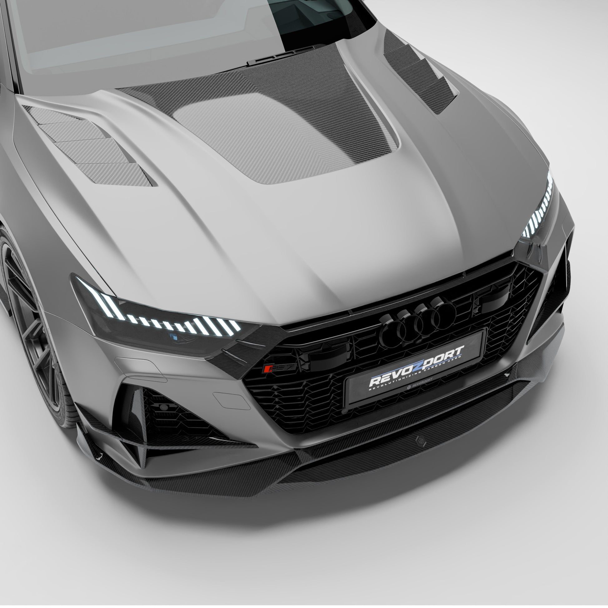 Audi RS7 C8 Carbon Fiber Hood - Revozport
