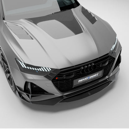 Audi RS7 C8 Carbon Fiber Hood - Revozport