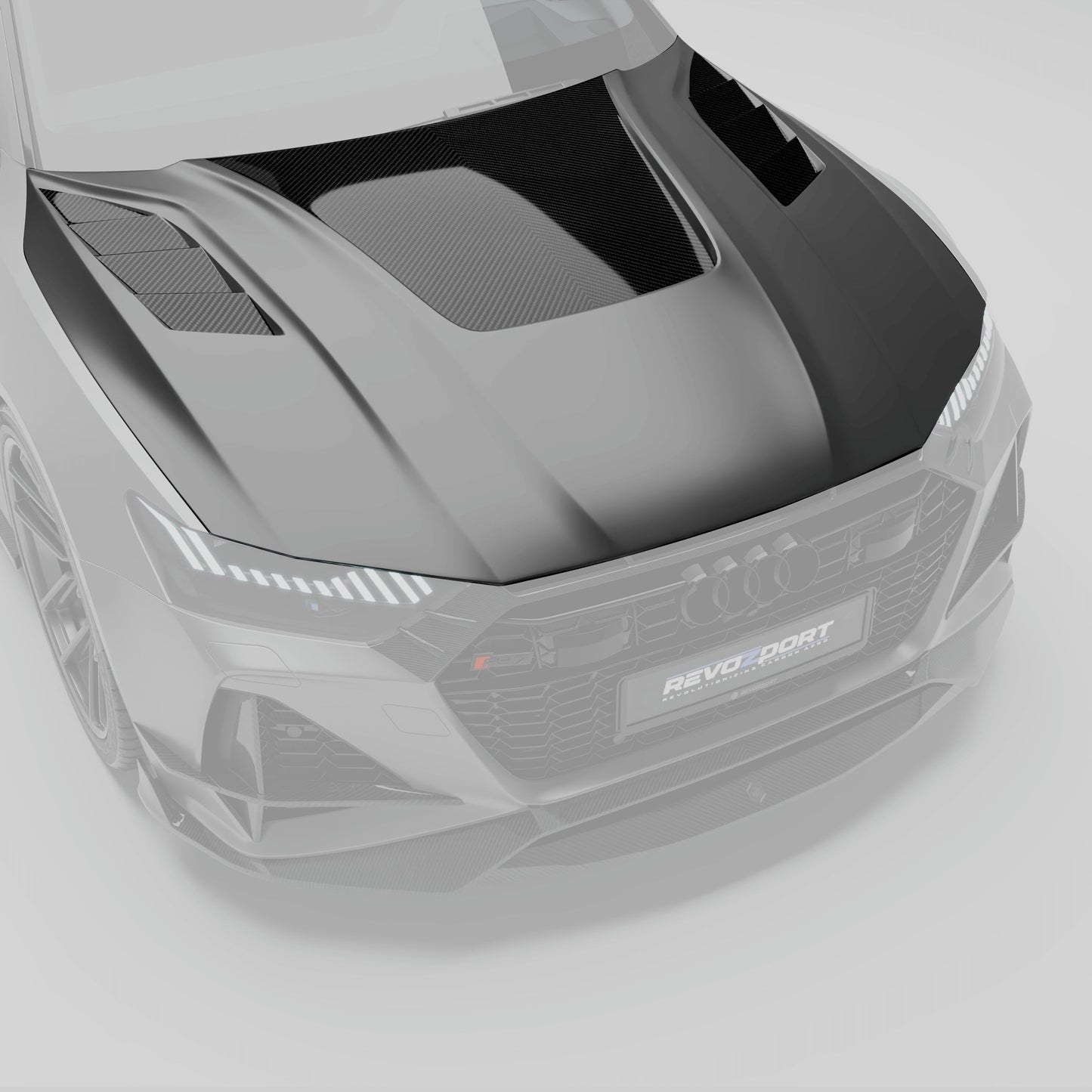 Audi RS7 C8 Carbon Fiber Hood - Revozport