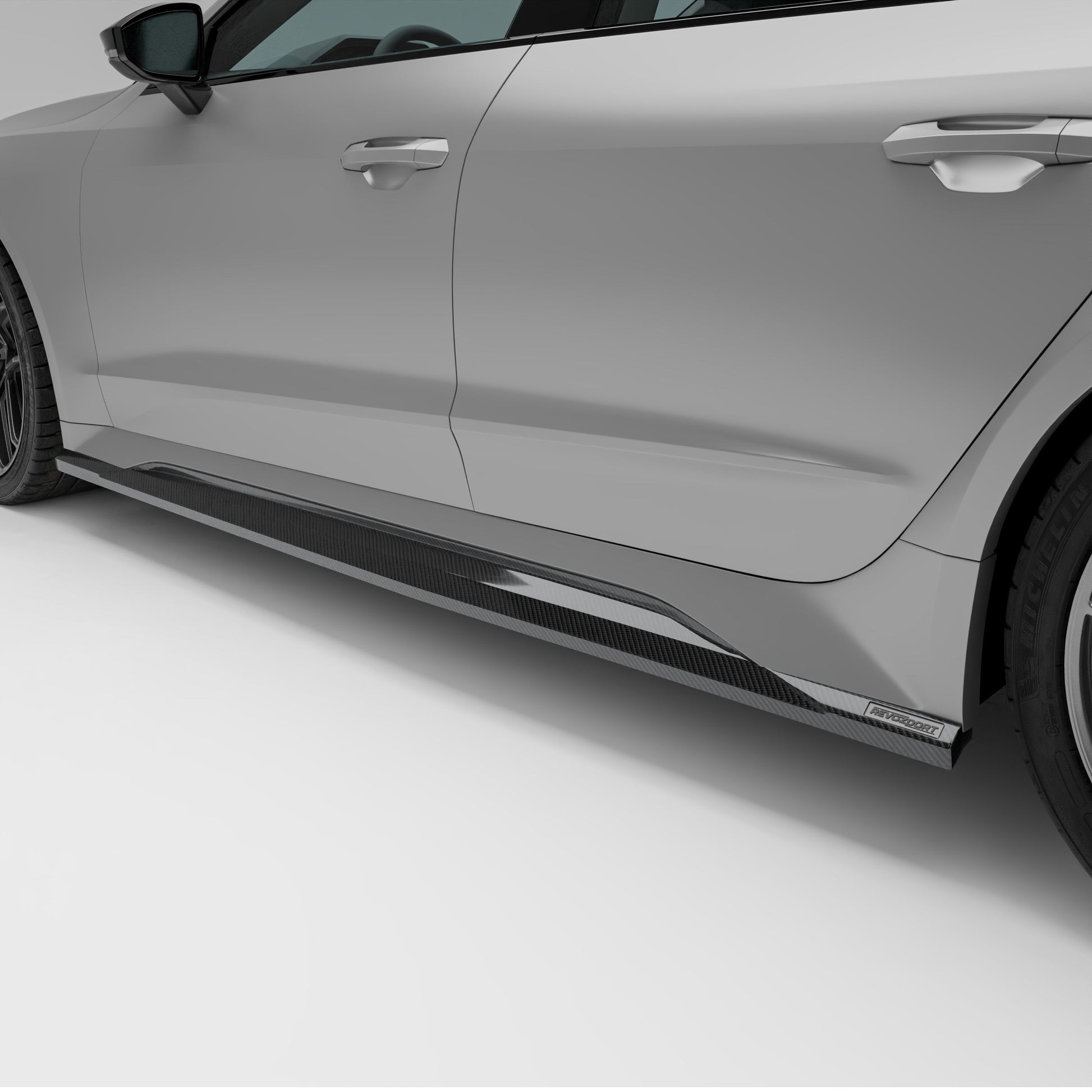 Audi RS7 C8 Carbon Fiber Side Skirts - Revozport
