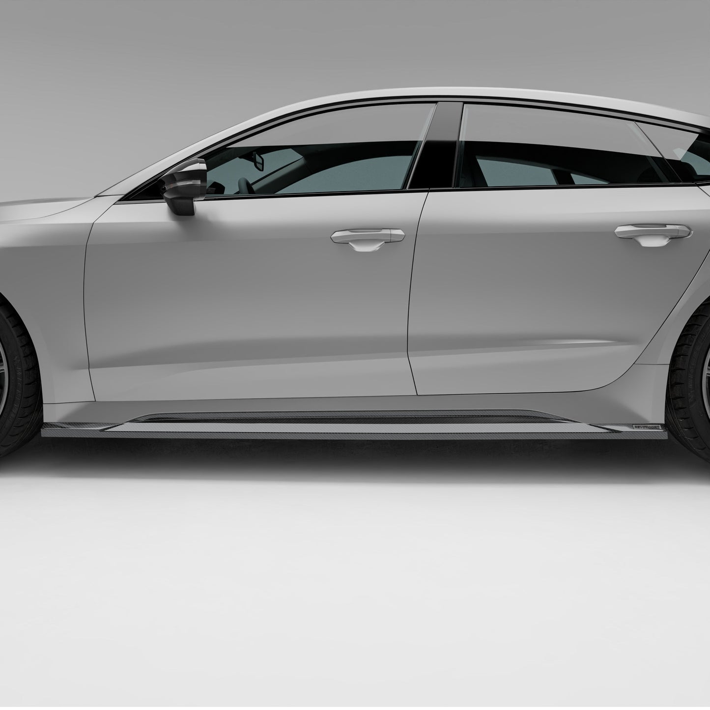 Audi RS7 C8 Carbon Fiber Side Skirts - Revozport