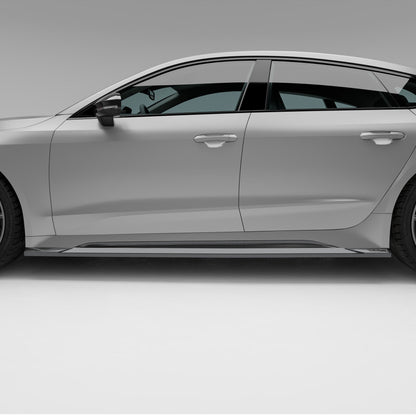 Audi RS7 C8 Carbon Fiber Side Skirts - Revozport