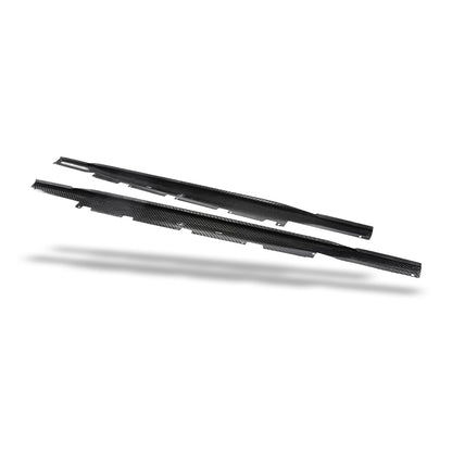 Audi RS7 C8 Carbon Fiber Side Skirts - Revozport