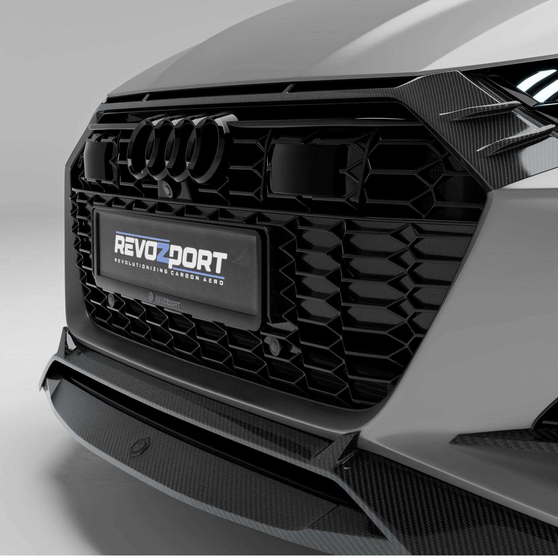 Audi RS7 C8 Sportback Carbon Fiber Front Grill - Revozport