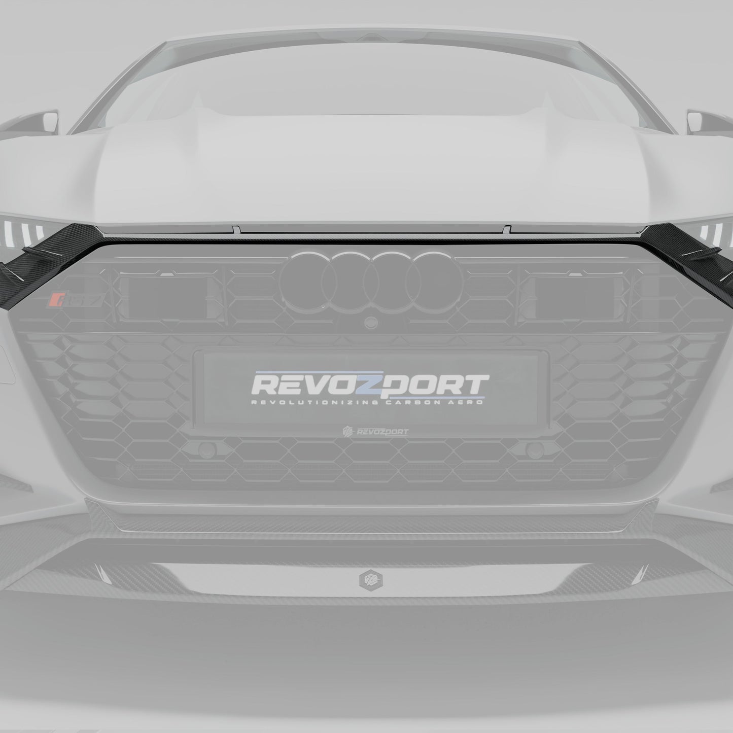 Audi RS7 C8 Sportback Carbon Fiber Front Grill - Revozport