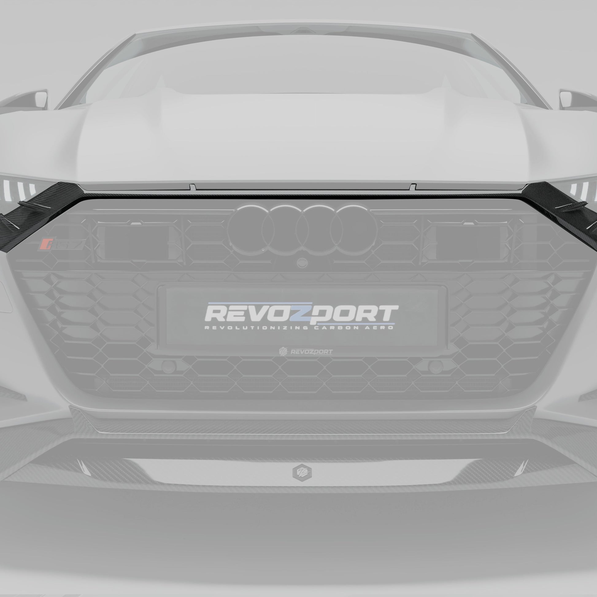 Audi RS7 C8 Sportback Carbon Fiber Front Grill - Revozport