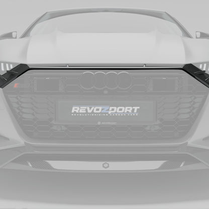Audi RS7 C8 Sportback Carbon Fiber Front Grill - Revozport
