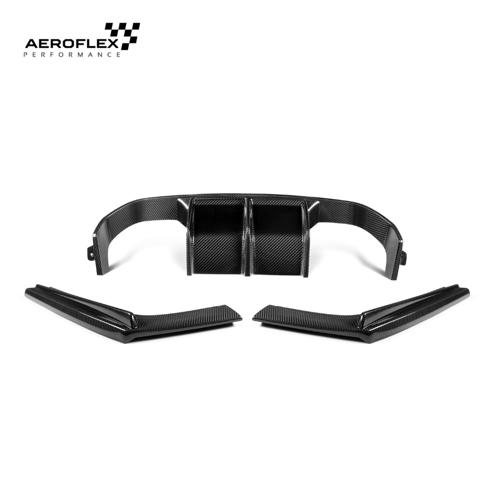 F80-F82 V Style Carbon Fiber Rear Diffuser (AFP)