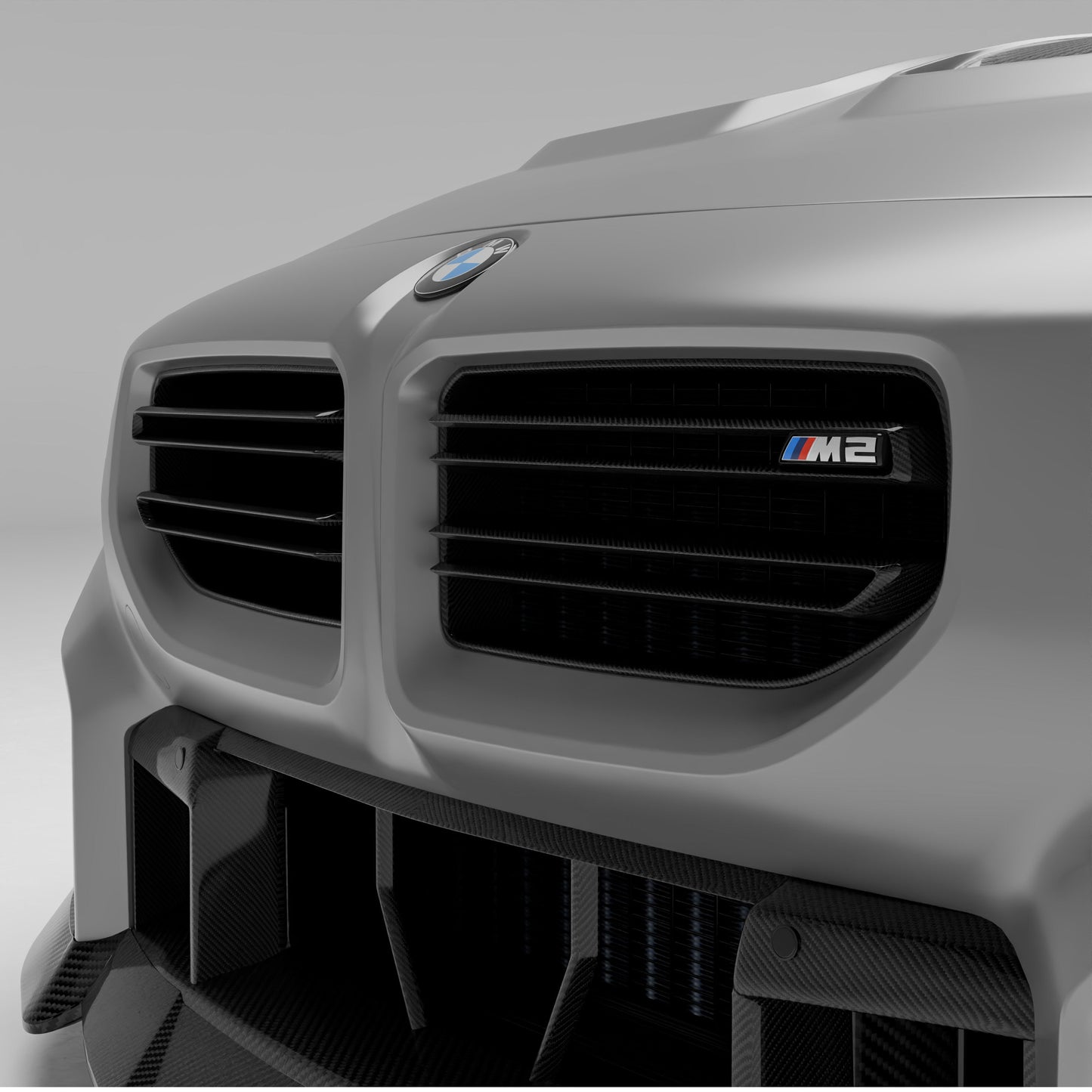 BMW M2 G87 Carbon Fiber Front Grill - Revozport