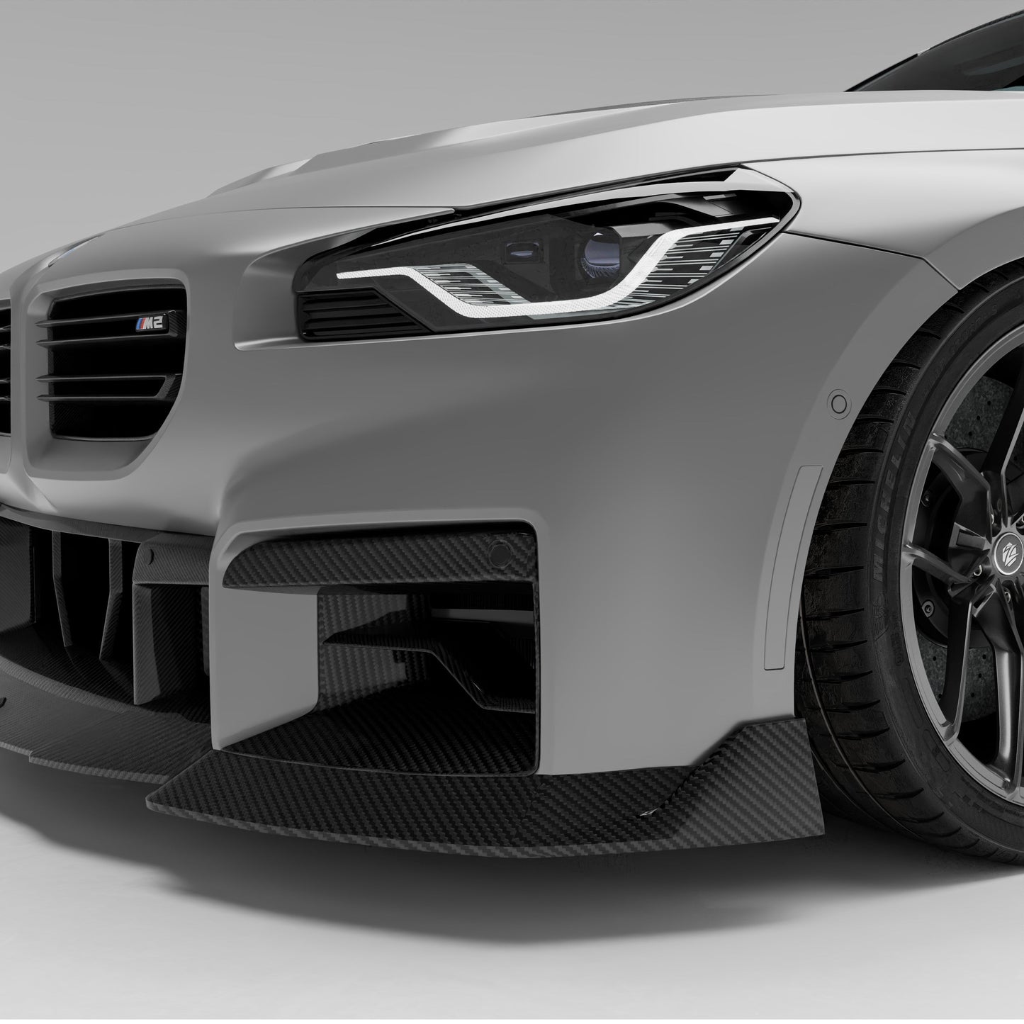 BMW M2 G87 Carbon Fiber Front Inlets - Revozport